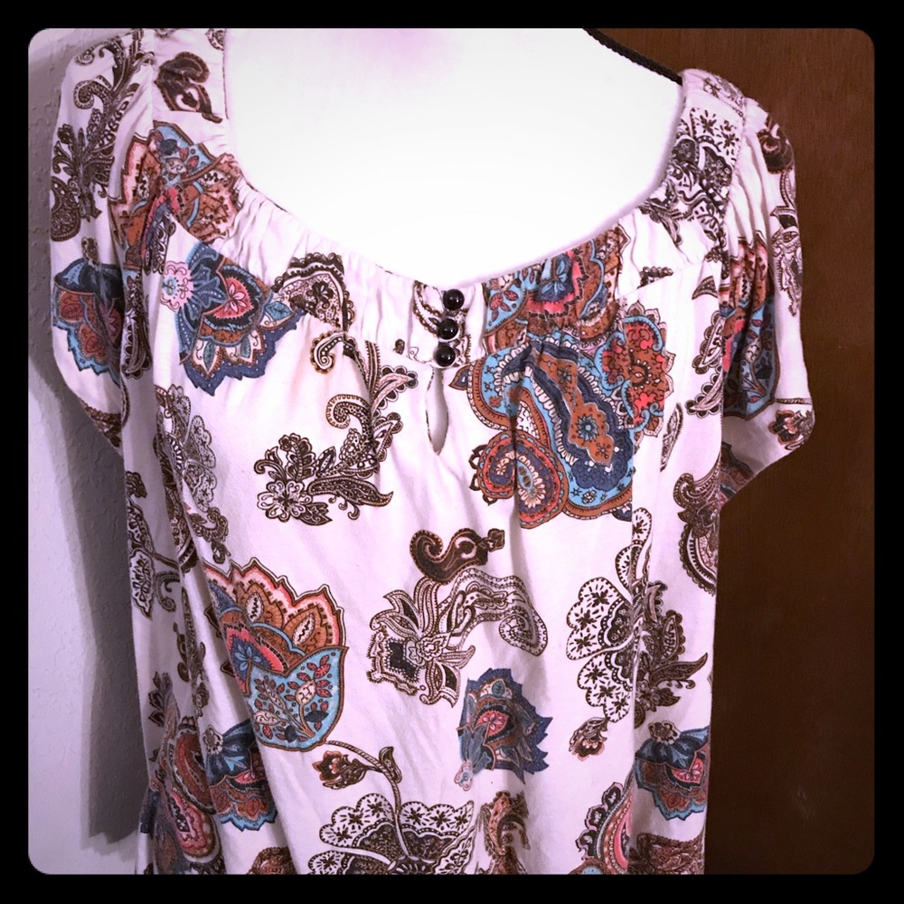 Sz 22//24 Cato Brand Short Sleeve Blouse